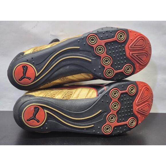 Puma baskets 181039 Rue De La Chaussure Taper sp Dore. Red Black Gold. Men US 7 - Picture 13 of 15